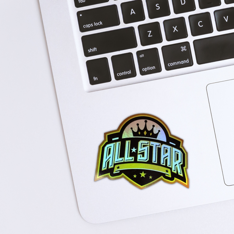Autocollant holographique du All Star Game féminin